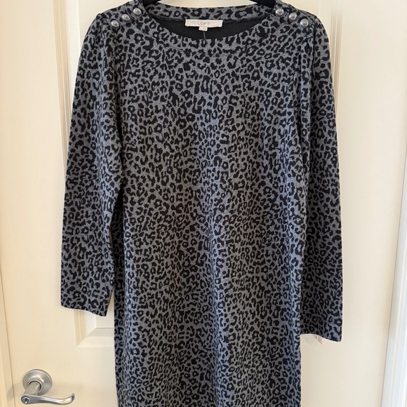 Leopard print knit dress - Picture 1 of 7